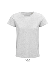 T-Shirt με οργανικό βαμβάκι (Crusader women 03581) ασημί